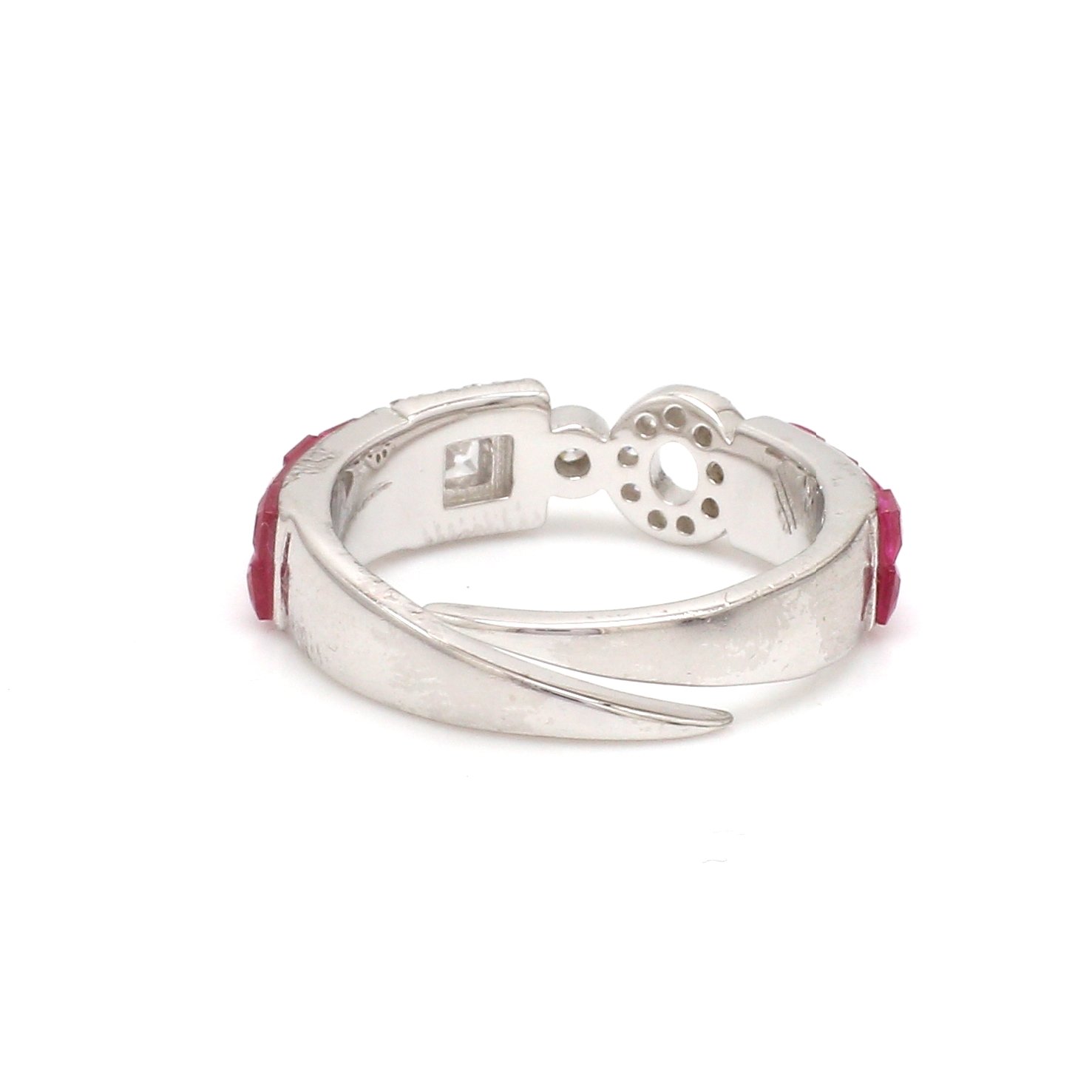 Nirelle Morganite Studs – Elegant Sterling Silver Earrings - Image 2