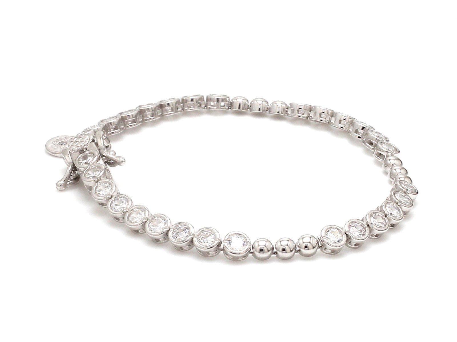 Nirelle White Bezel Glow Bracelet – Elegant Radiance for Every Occasion - Image 4