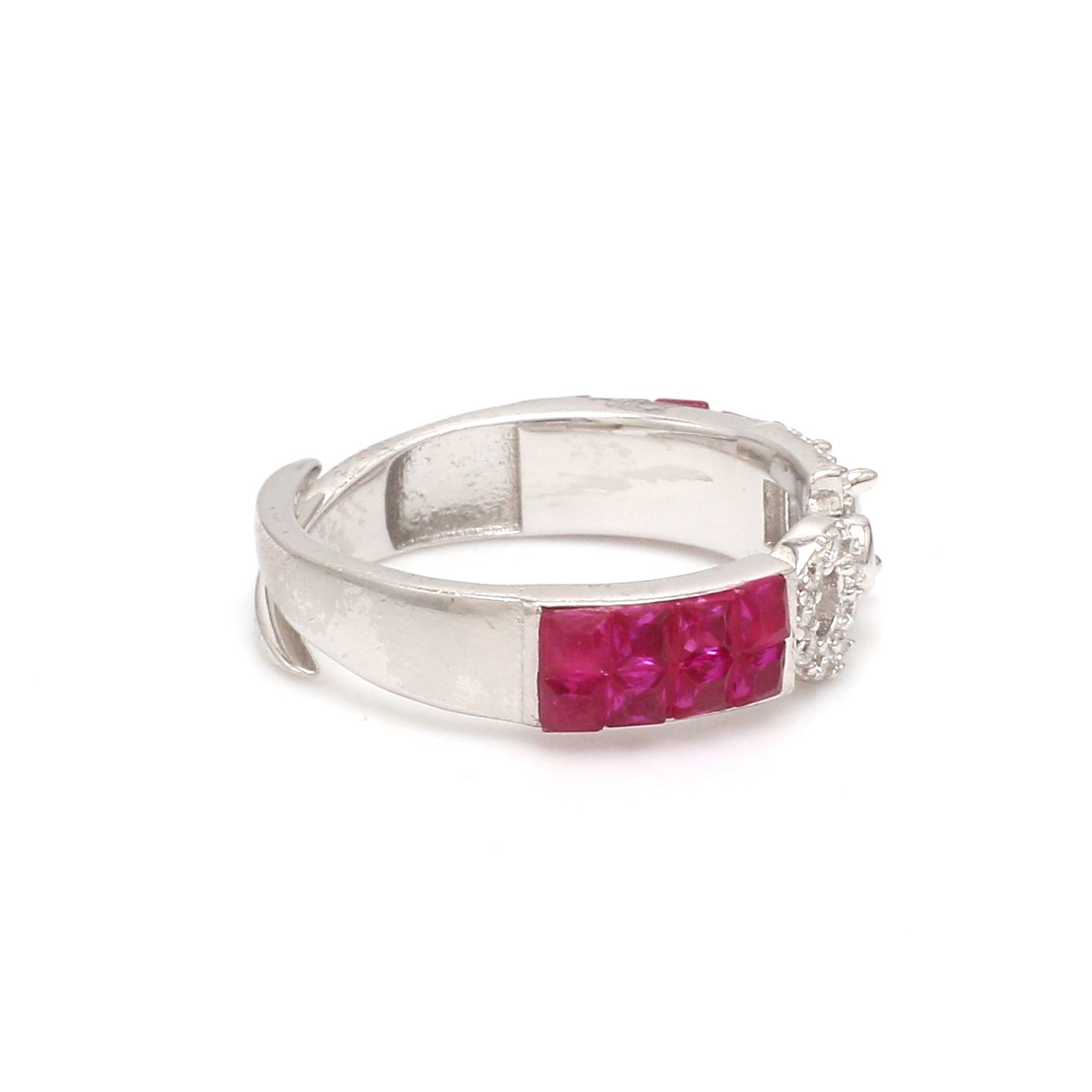 Nirelle Morganite Studs – Elegant Sterling Silver Earrings - Image 5