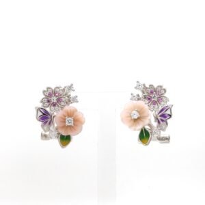 Nirelle Spring Garden Studs – Elegant Silver Jewellery Inspired by Blooming Gardens