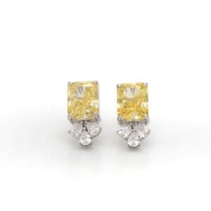 Lime Stone with Drops – Signature Earrings by Nirelle
