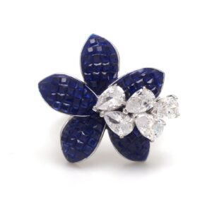 Nirelle Tri Flower Sterling Silver Jewelry – Elegant Floral Design