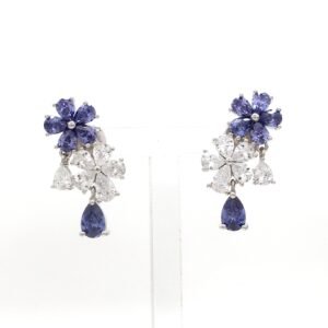 Blue Blossom Drops – Signature Earrings by Nirelle