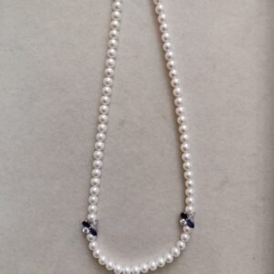 Nirelle Blue & White flower mala