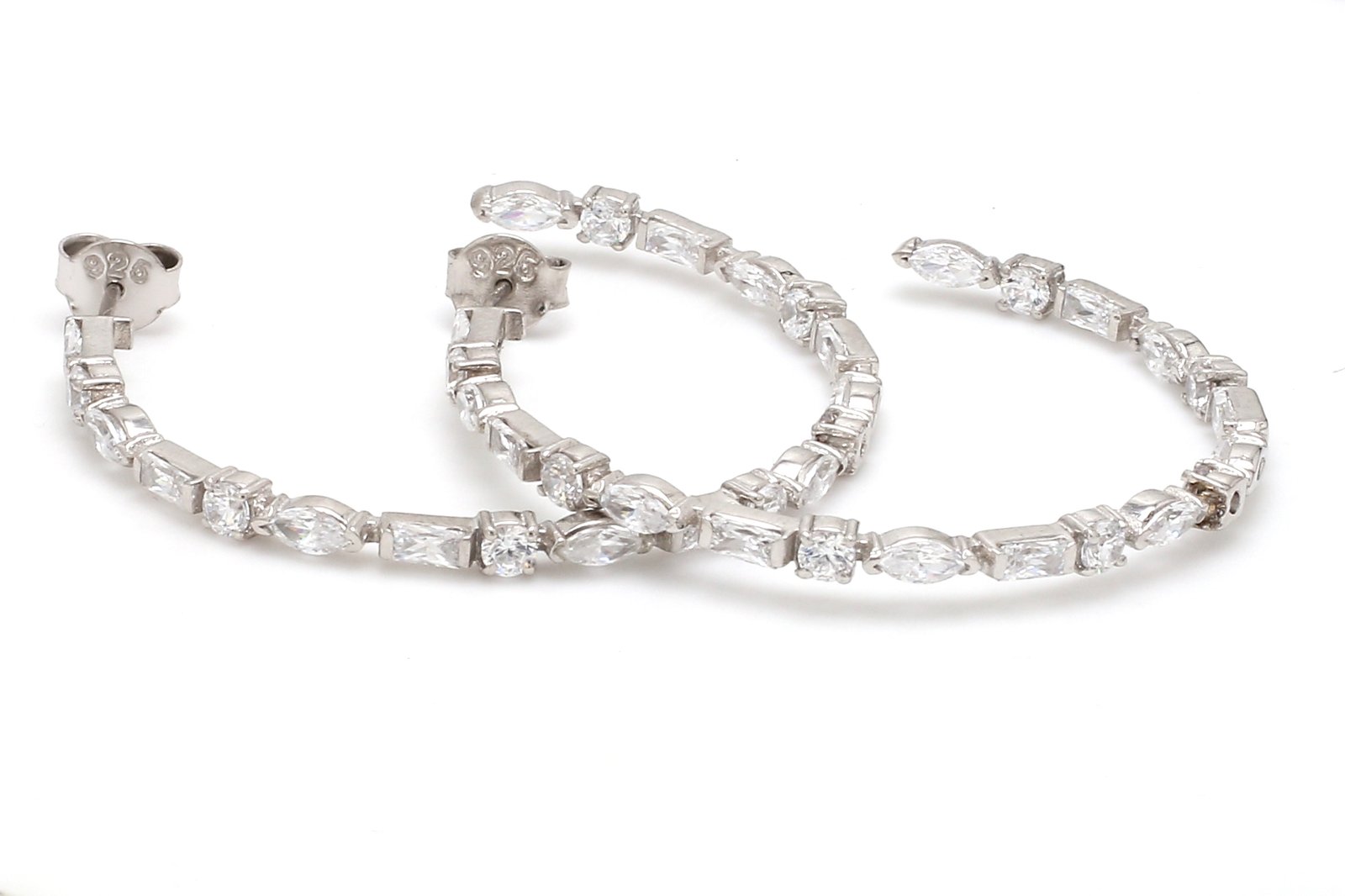 Nirelle Glam Big Hoop Earrings - Image 2