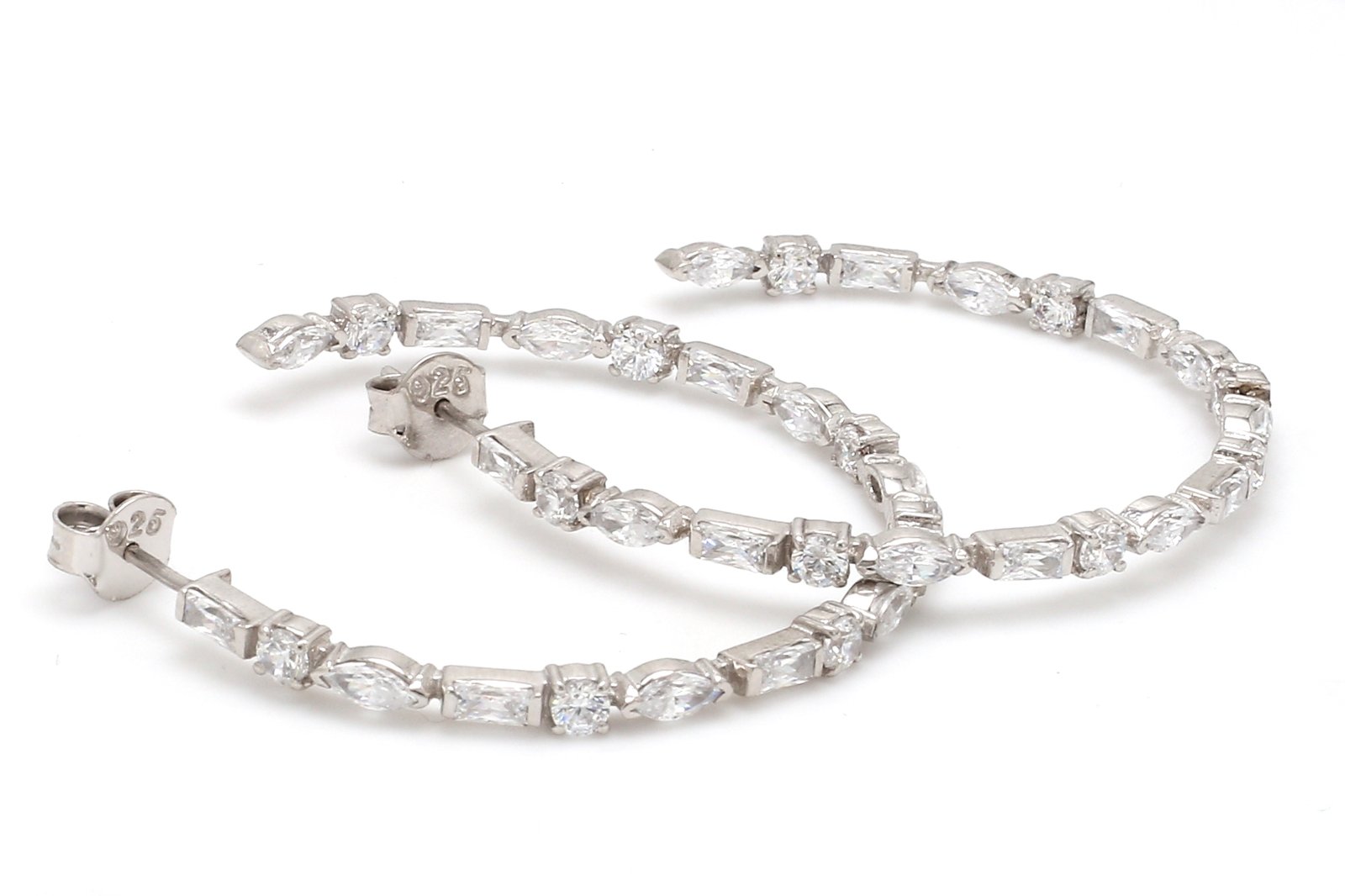 Nirelle Glam Big Hoop Earrings - Image 3