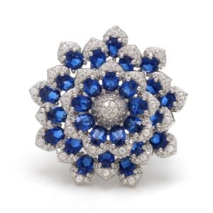 Nirelle Blue Floral Ring