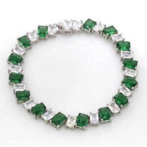 Nirelle Emerald Elegance Tennis Bracelet