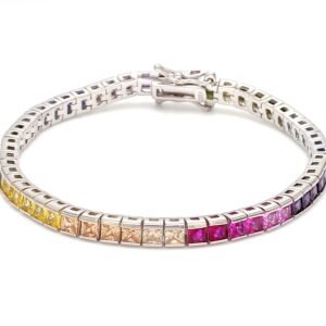 Nirelle Rainbow Prism Tennis Bracelet