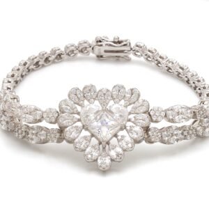 Nirelle Emerald Vine Leaf Bracelet