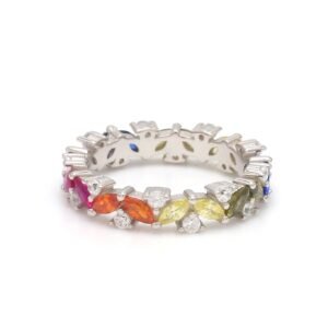Nirelle Rainbow Band Ring