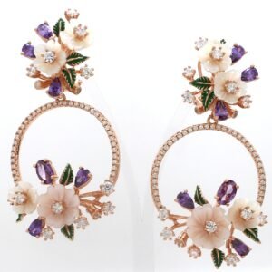 Nirelle Blossom Halo Studs
