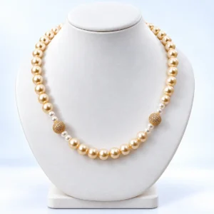 Pearl Grace Maala with 2 Roundels