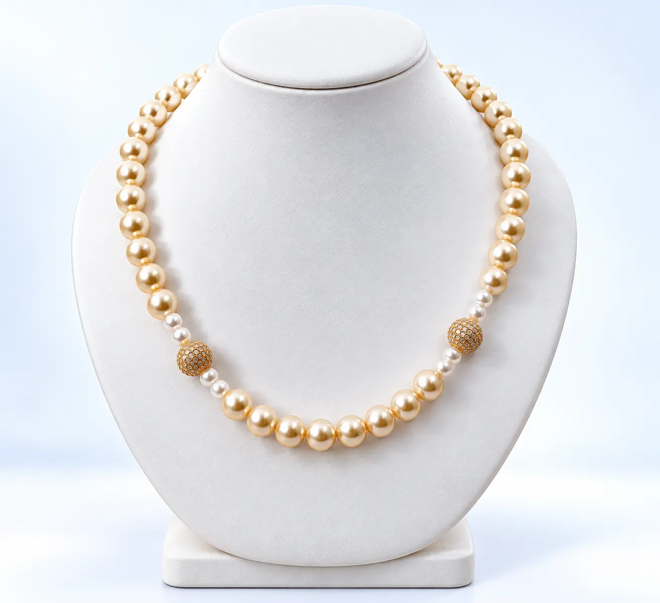 Pearl Grace Maala with 2 Roundels