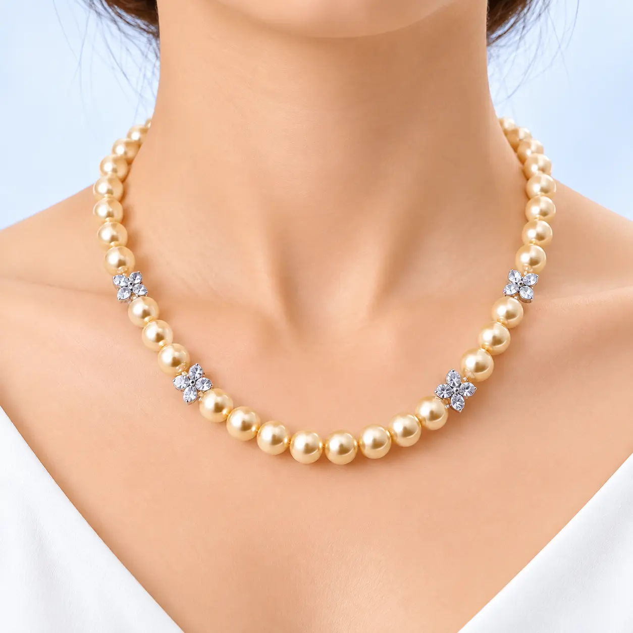 Starlit Pearl Mala - Image 4