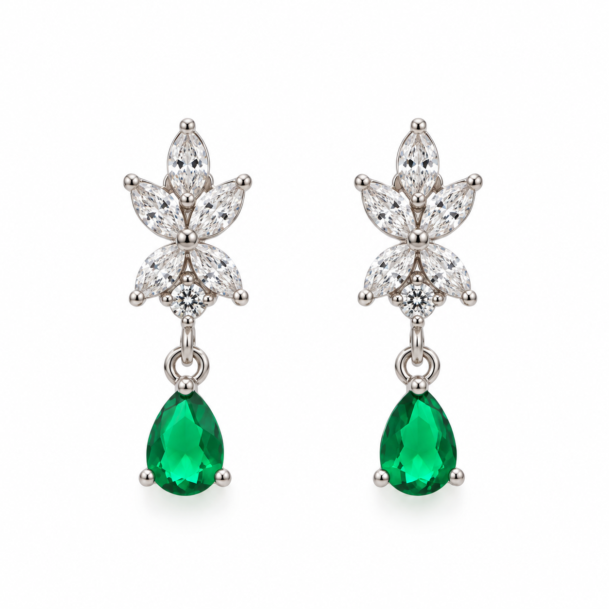 Nano Emerald Cascade Pendant Set - Image 3