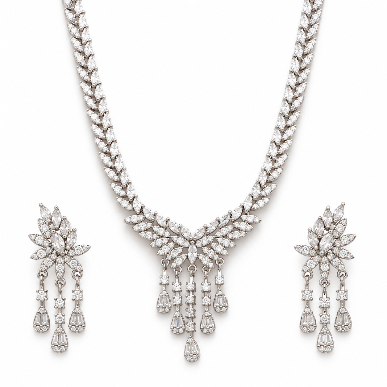 Luminous Grace Showers Necklace Set