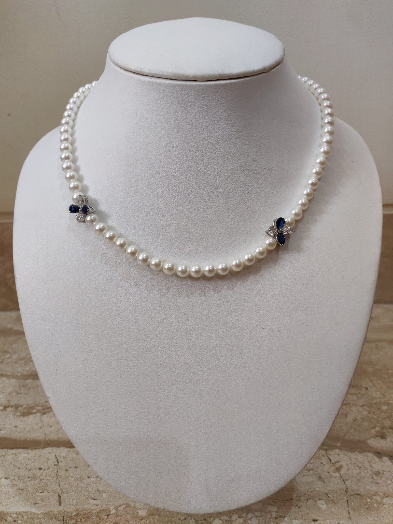 Ocean Mist Pearl Mala