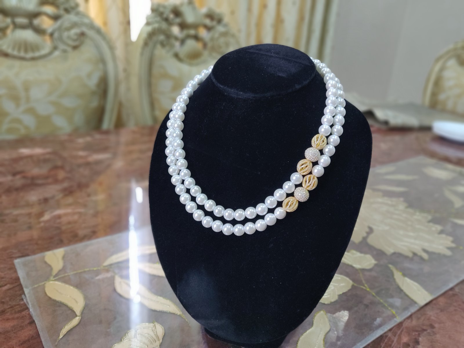 Double Line Swirl Mala - Image 3