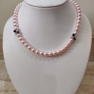 Ocean Pink Pearl Mala