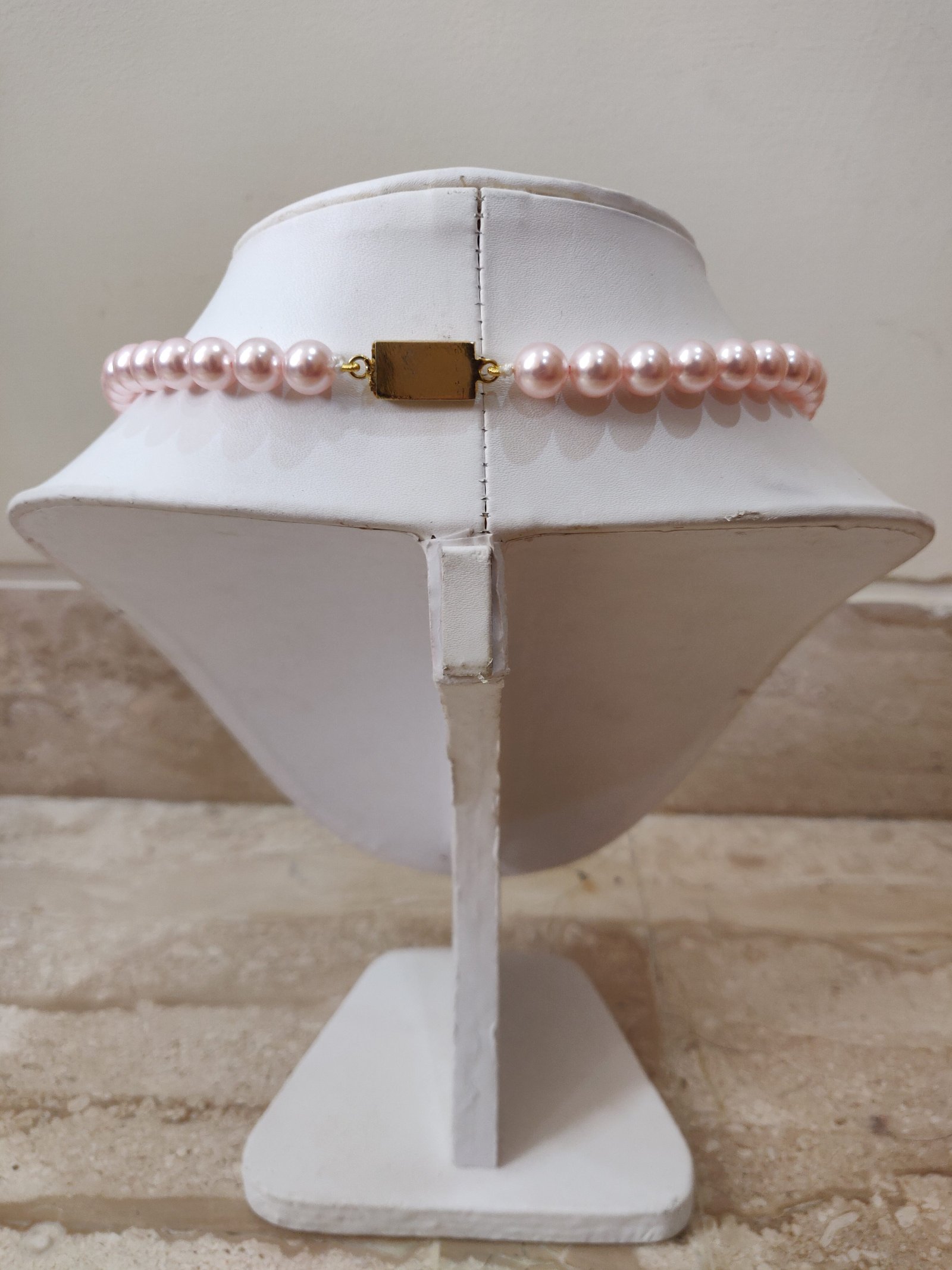 Ocean Pink Pearl Mala - Image 3