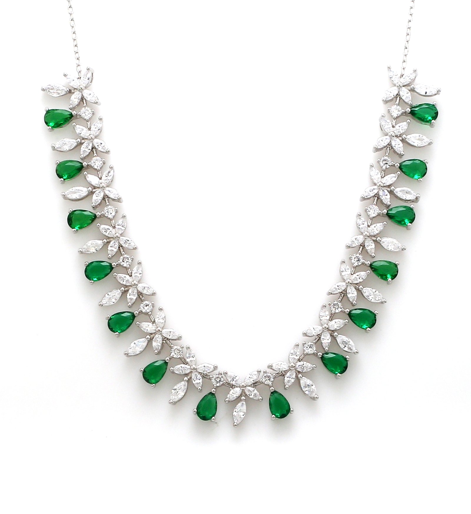Nano Emerald Cascade Pendant Set - Image 2