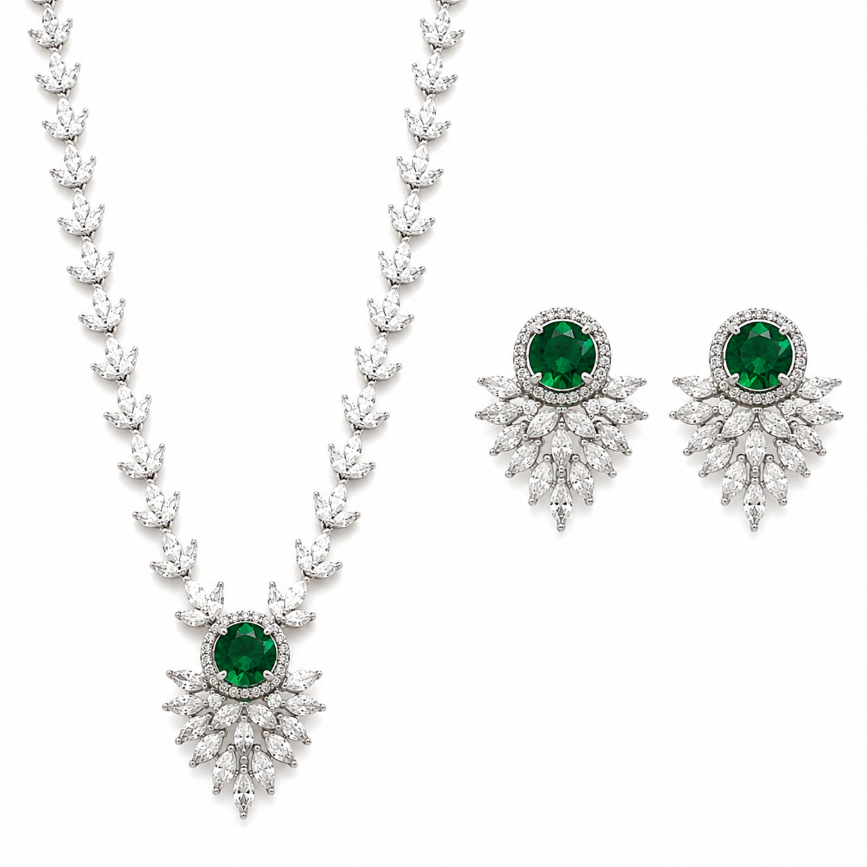 Noor Pendant Set – Green