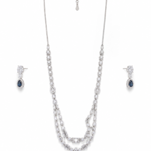 Celestial Bloom Blue Necklace Set